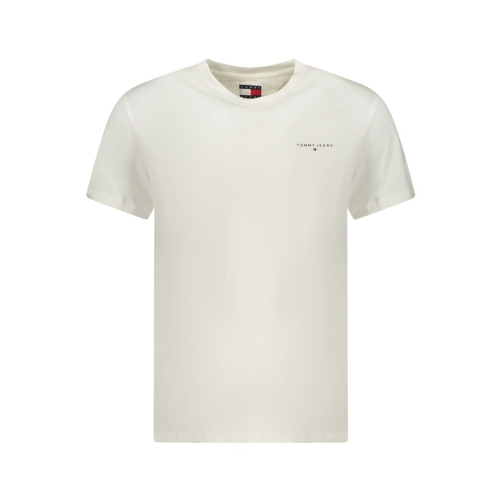 Tommy Hilfiger Weißes Herren-T-Shirt aus Baumwolle