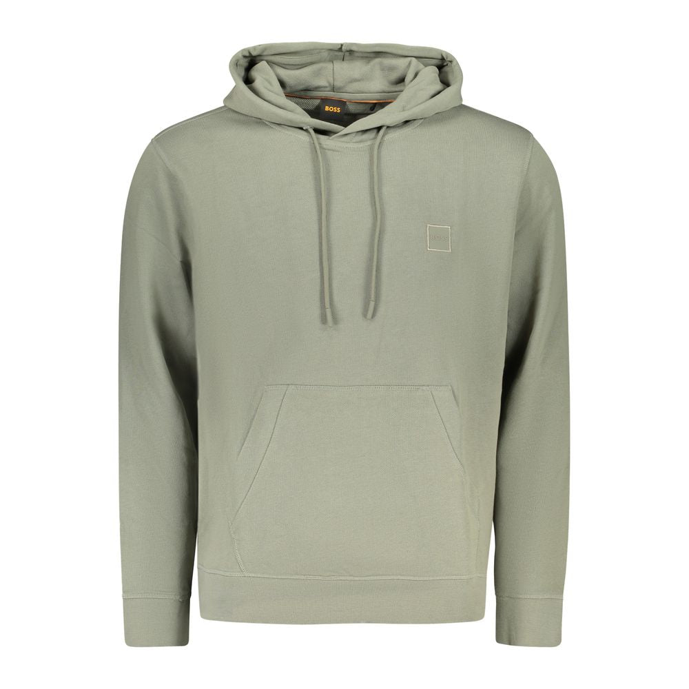 Hugo Boss Grüner Baumwoll-Sweatshirt