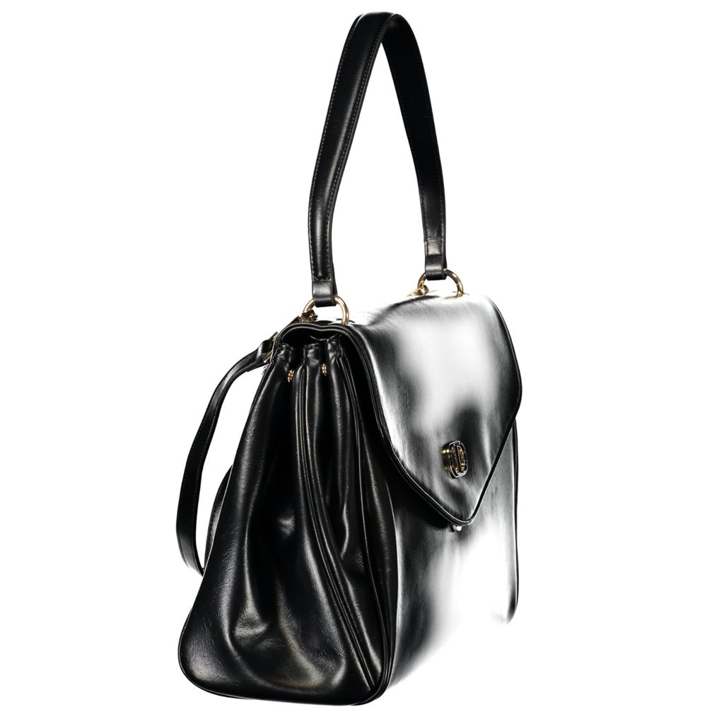 Twinset Schwarze Handtasche aus Polyethylen