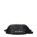 Karl Lagerfeld Schwarzer Lederrucksack