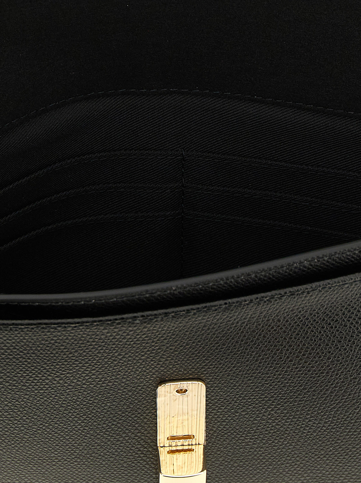 Furla Schwarze Kalbsleder-Clutch