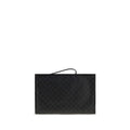 Gucci Schwarze Baumwoll-Umhängetasche