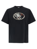 Burberry Schwarzes Baumwoll-T-Shirt