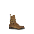 Burberry Braune Kalbsleder Bos Taurus Schnürstiefel