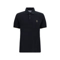 Brunello Cucinelli Schwarzes Baumwoll-Poloshirt