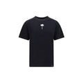 Palm Angels Schwarzes Baumwoll-T-Shirt