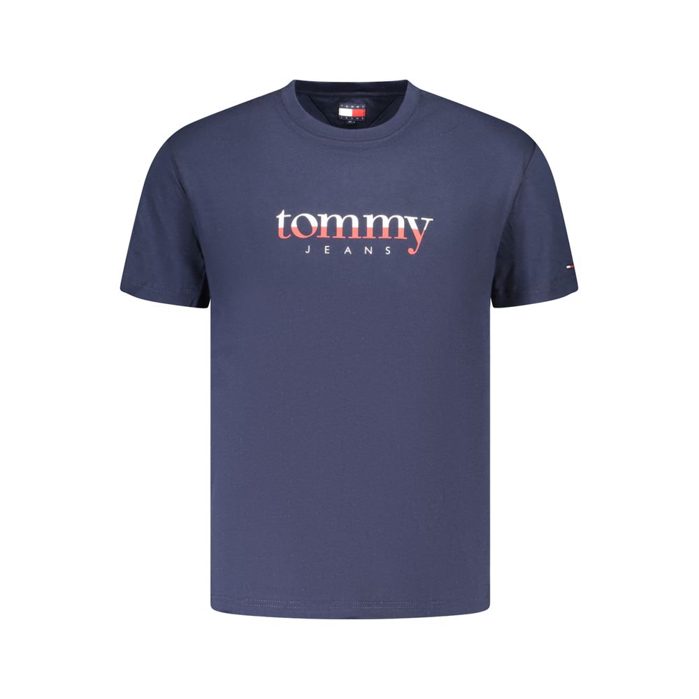Tommy Hilfiger Blaues Baumwoll-T-Shirt für Herren