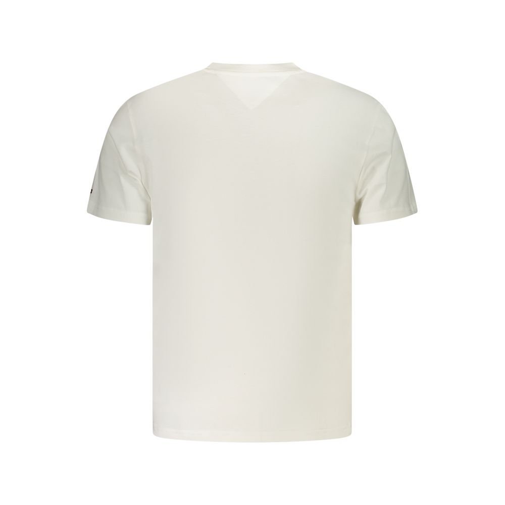 Tommy Hilfiger Weißes Herren-T-Shirt aus Baumwolle