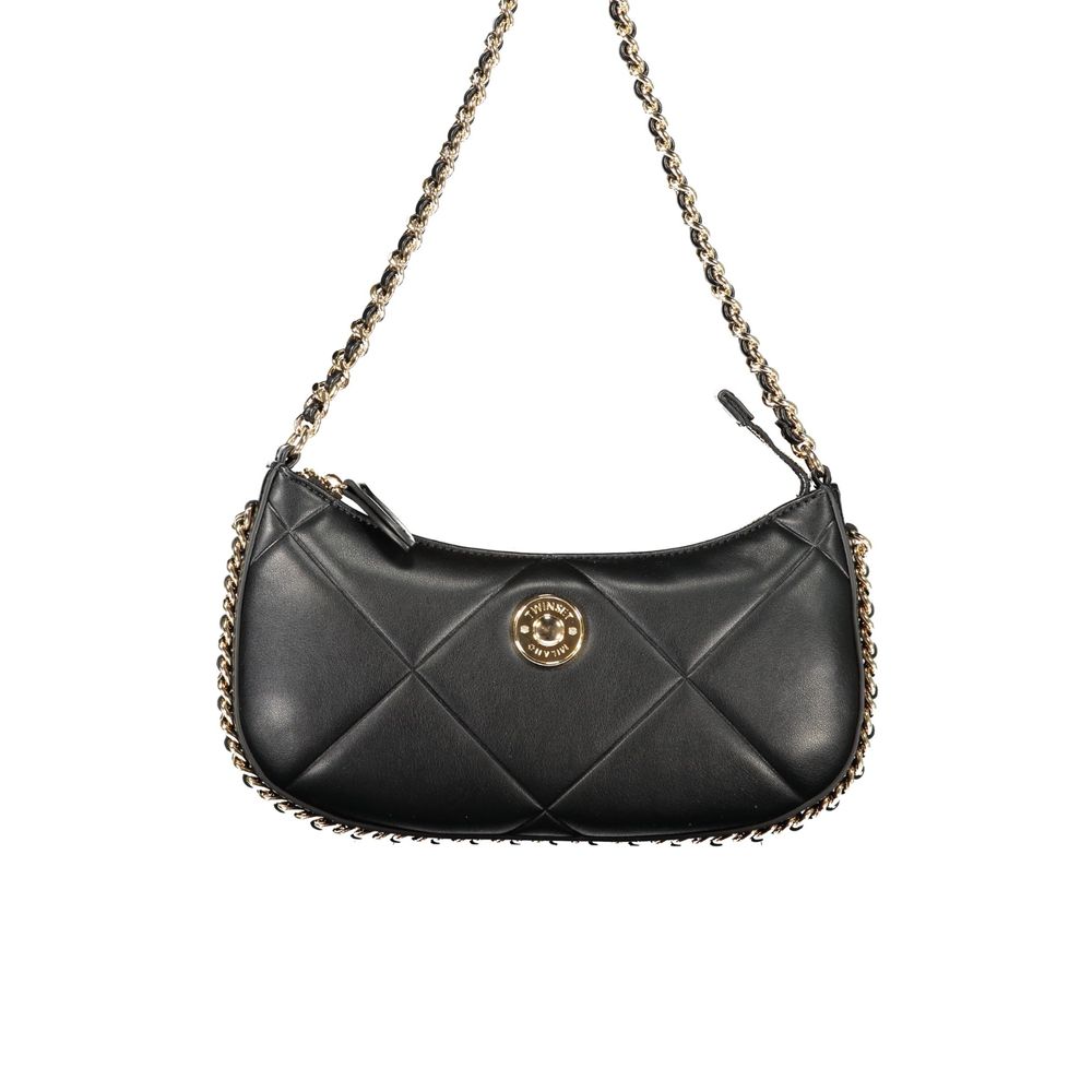 Twinset Schwarze Handtasche aus Polyethylen