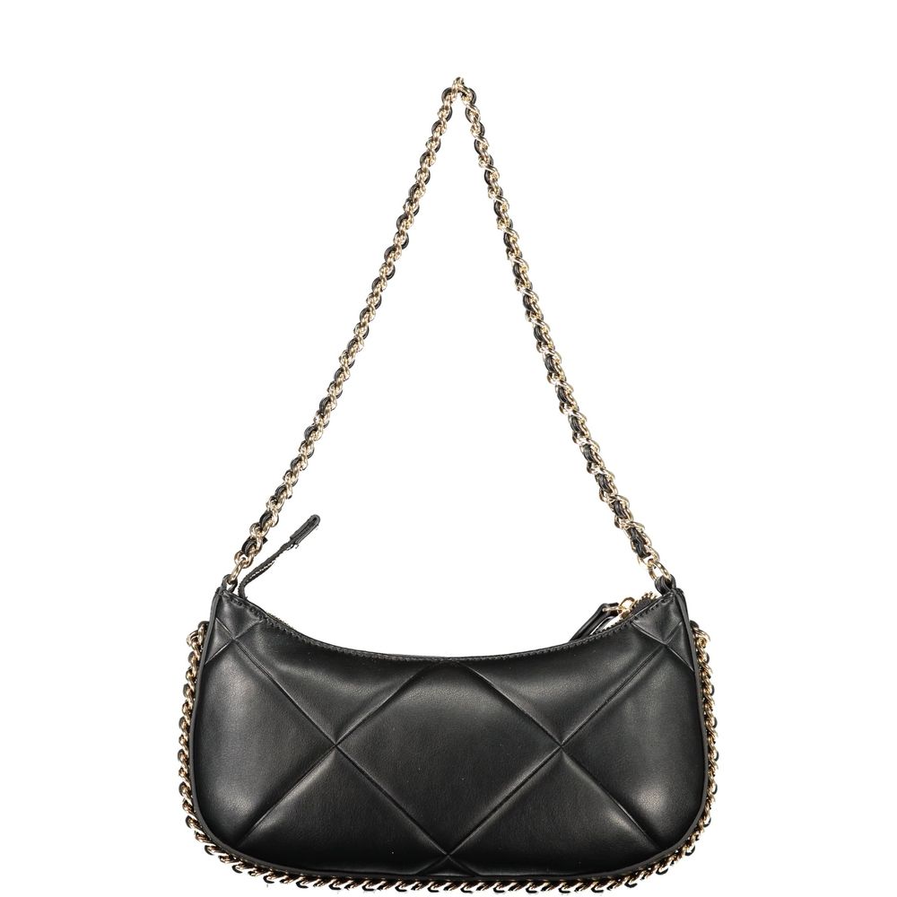 Twinset Schwarze Handtasche aus Polyethylen