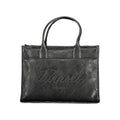 Twinset Schwarze Handtasche aus Polyethylen