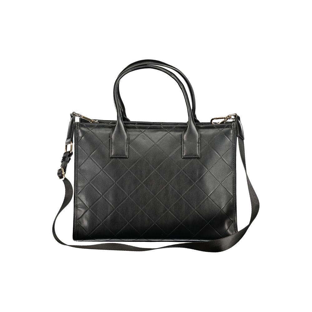 Twinset Schwarze Handtasche aus Polyethylen