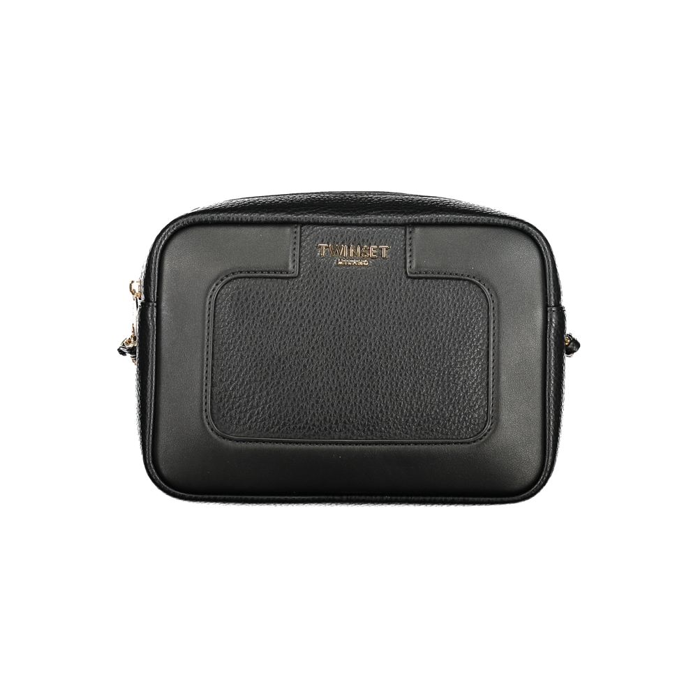 Twinset Schwarze Handtasche aus Polyethylen