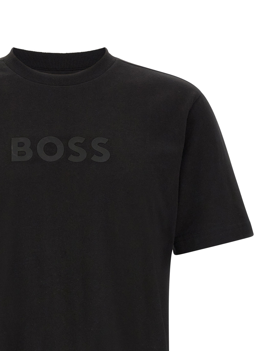 Hugo Boss Schwarzes Baumwoll-T-Shirt