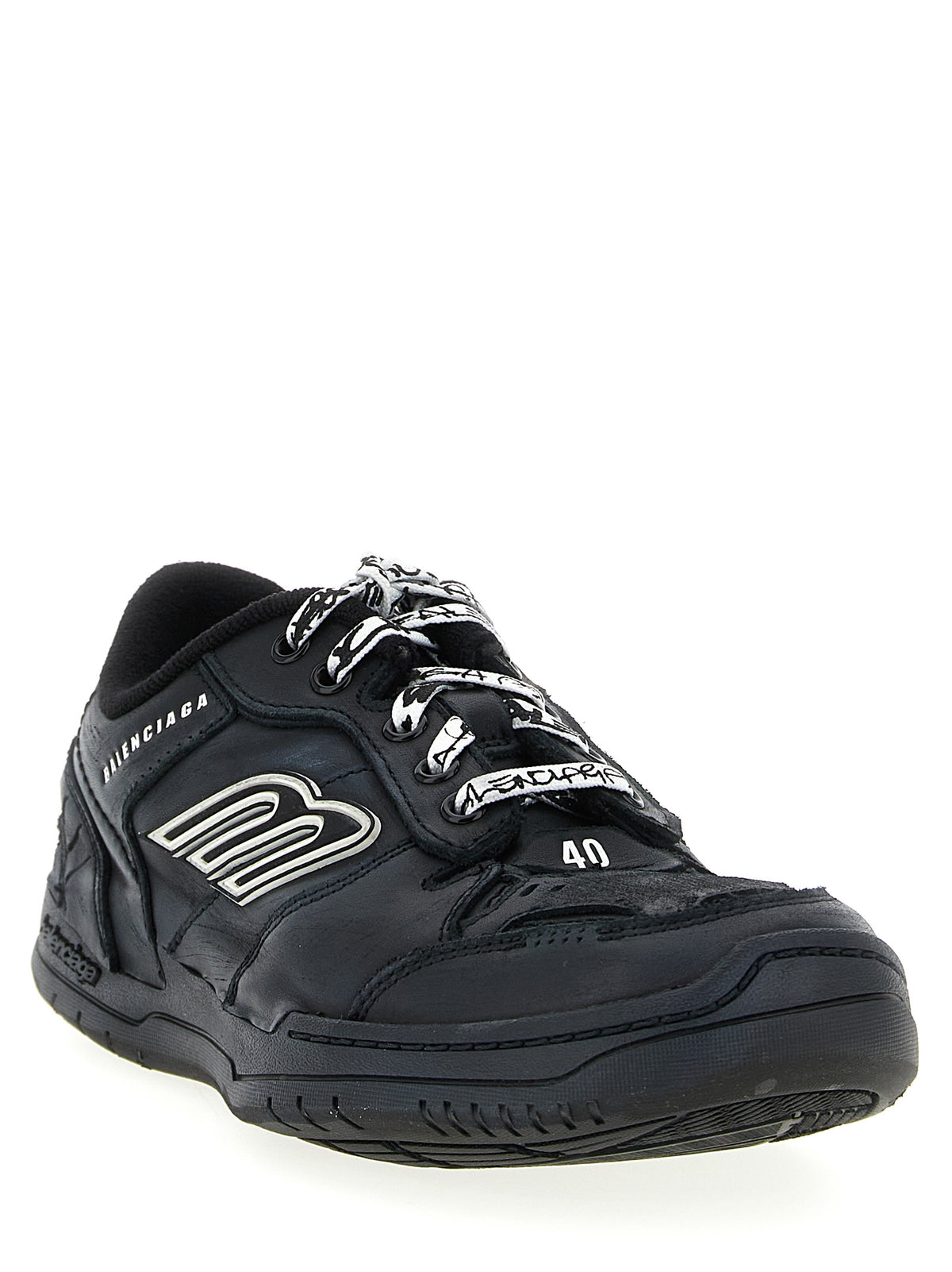 Balenciaga Schwarze Kalbsleder-Sneaker