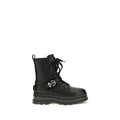 PINKO Schwarze Schnürstiefel aus Kalbsleder Bos Taurus