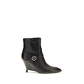 PINKO Schwarze Ankle Boots aus Kalbsleder Bos Taurus