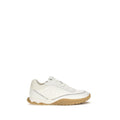 PINKO Weiße Stoff-Sneaker mit niedrigem Schaft