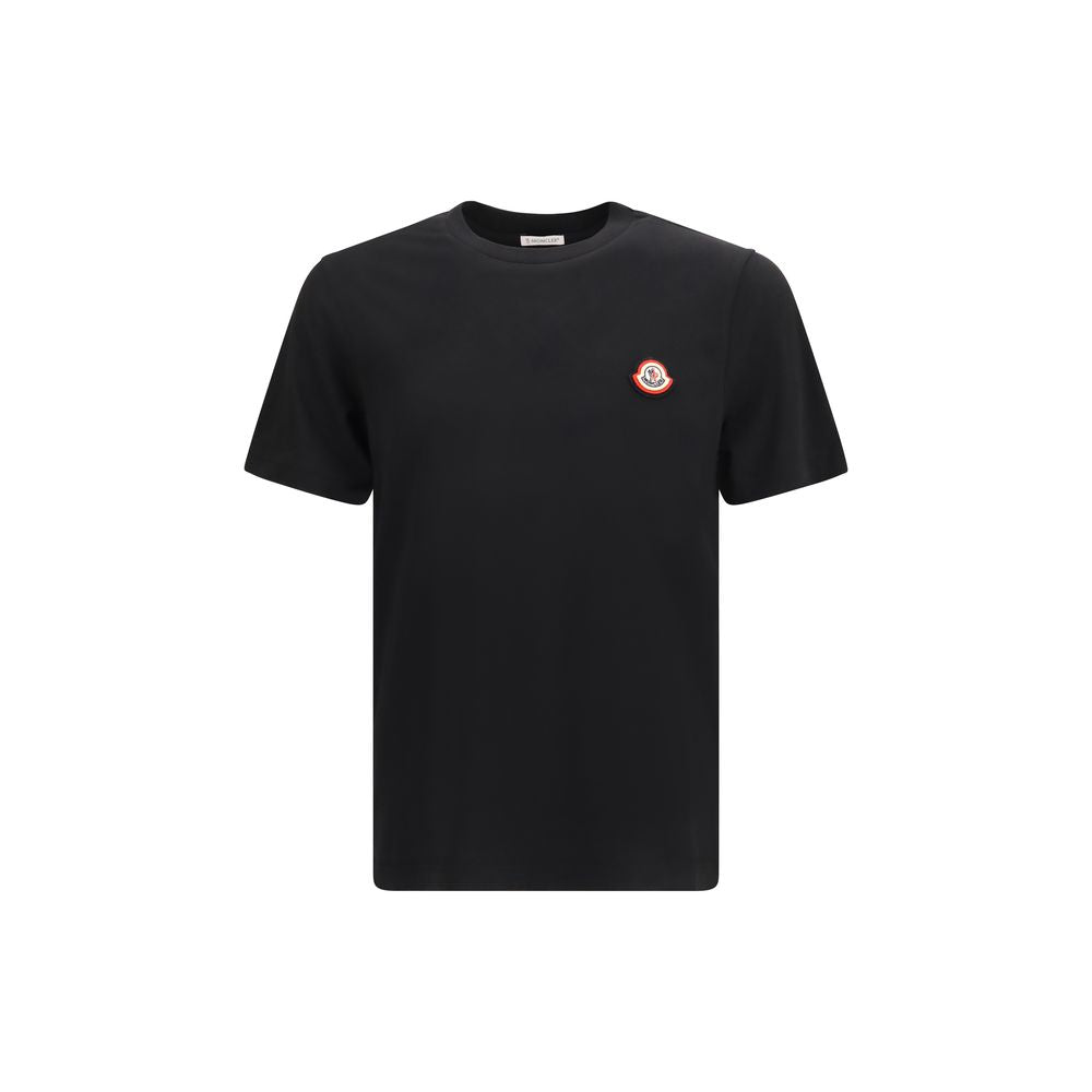 Moncler Schwarzes Baumwoll-T-Shirt