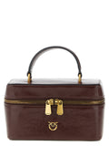 PINKO Bordeaux Kalbsleder Umhängetasche