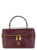 PINKO Bordeaux Kalbsleder Umhängetasche