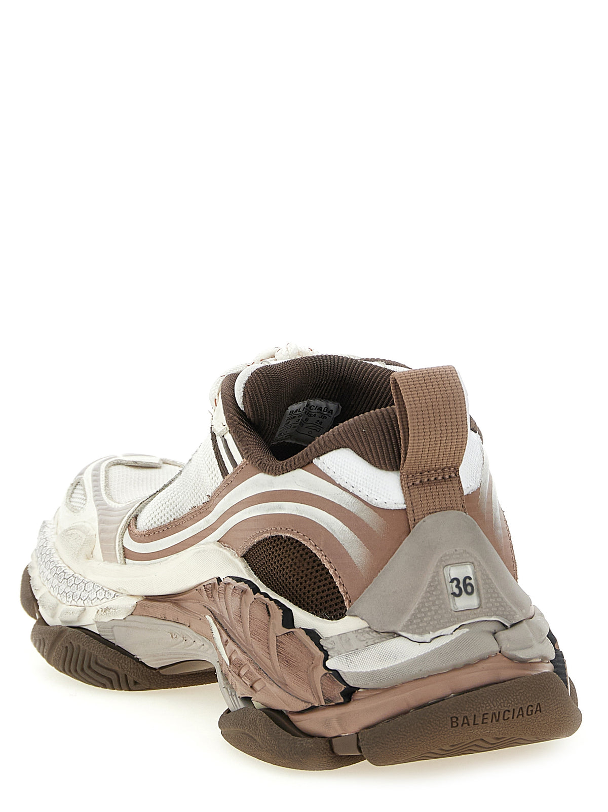 Balenciaga Braune Sneaker aus Polyethylen im Athletic-Look