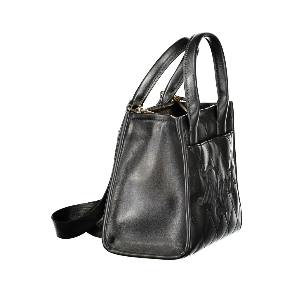 Twinset Schwarze Handtasche aus Polyethylen