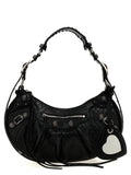 Balenciaga Schwarze Lammleder-Schultertasche