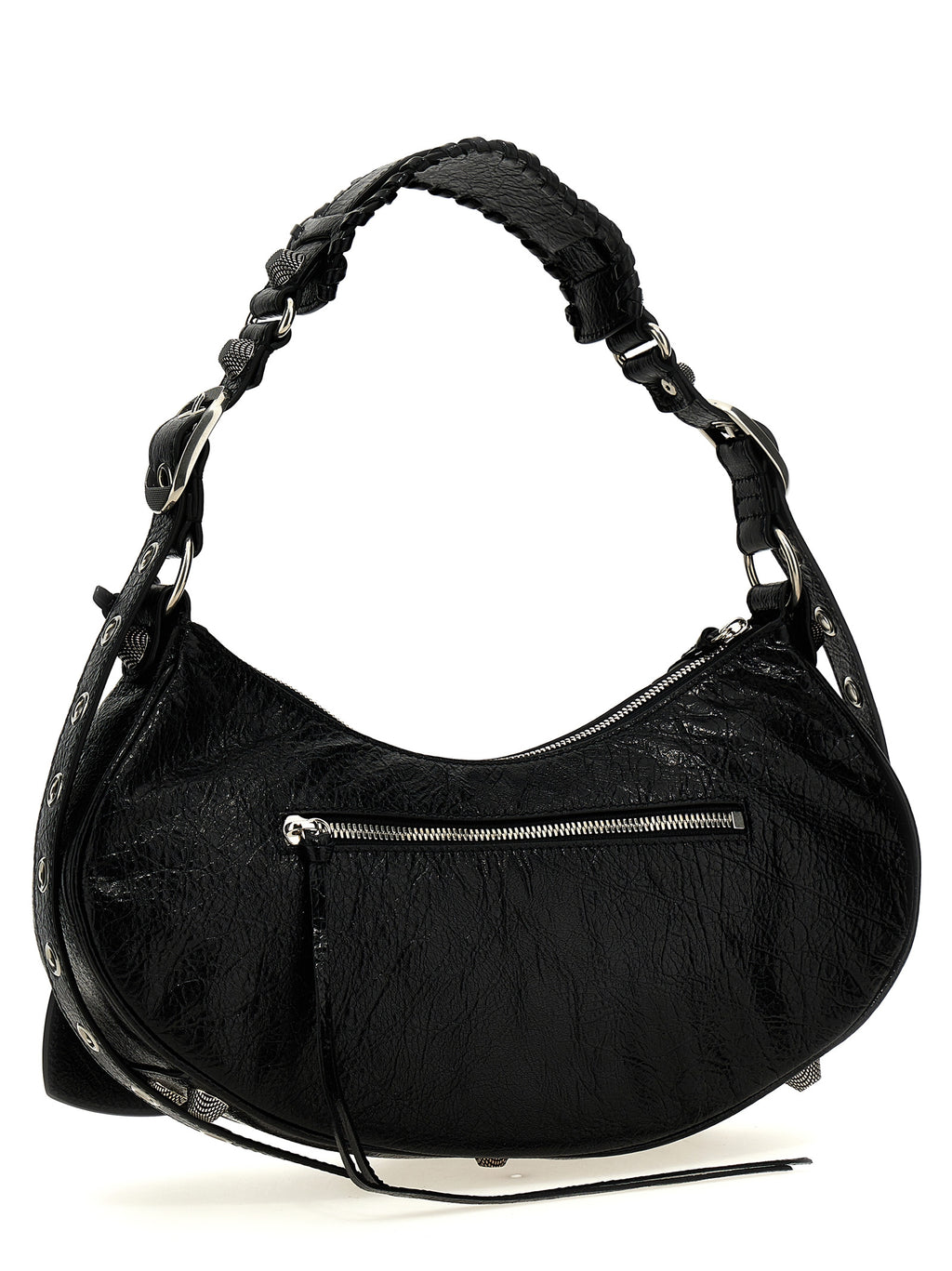 Balenciaga Schwarze Lammleder-Schultertasche