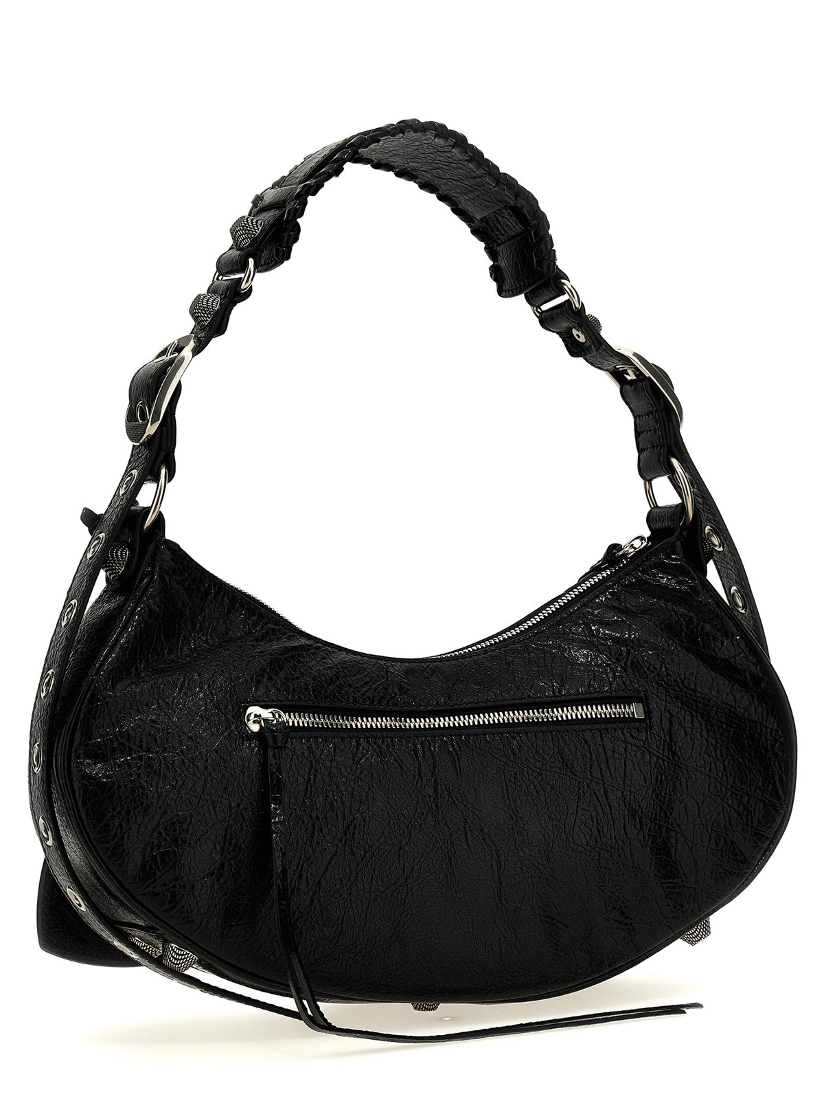 Balenciaga Schwarze Lammleder-Schultertasche