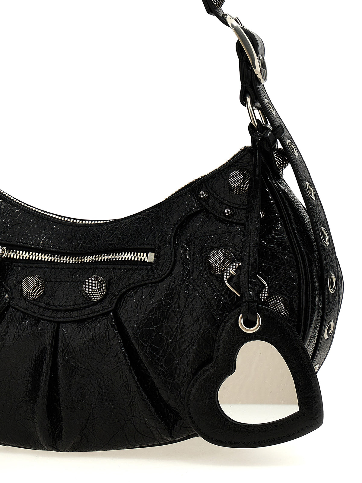 Balenciaga Schwarze Lammleder-Schultertasche
