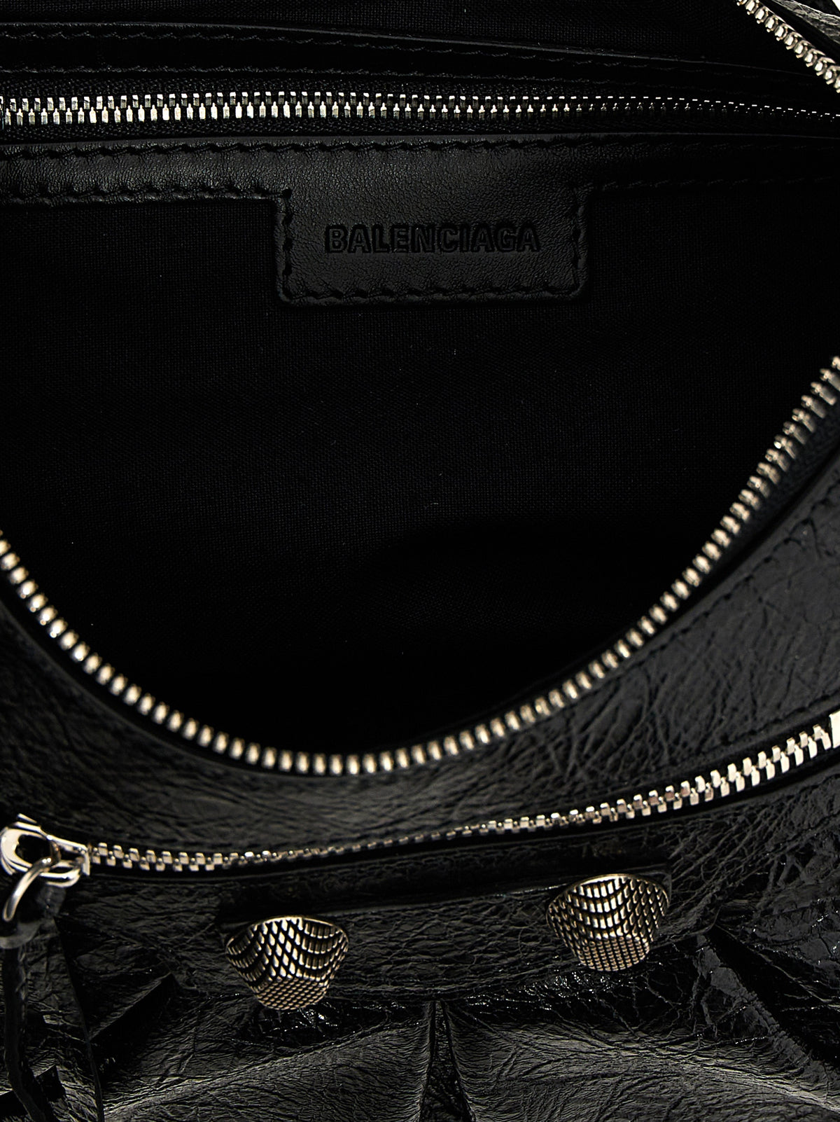 Balenciaga Schwarze Lammleder-Schultertasche
