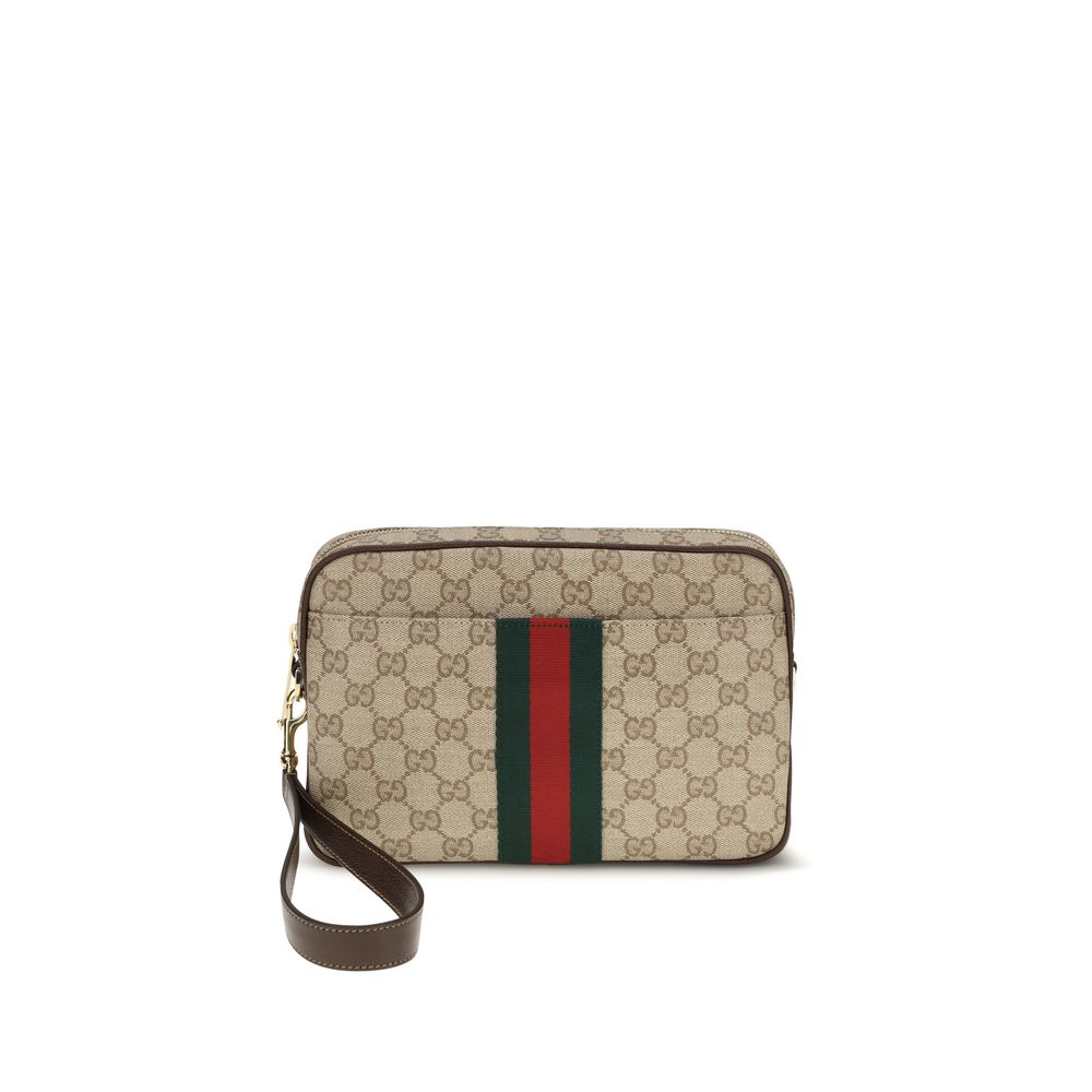 Gucci Beige Stoff-Schultertasche