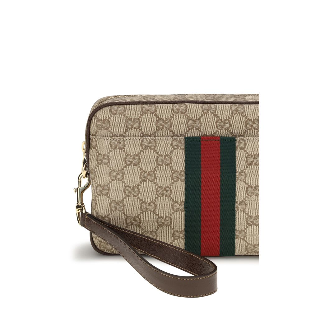 Gucci Beige Stoff-Schultertasche