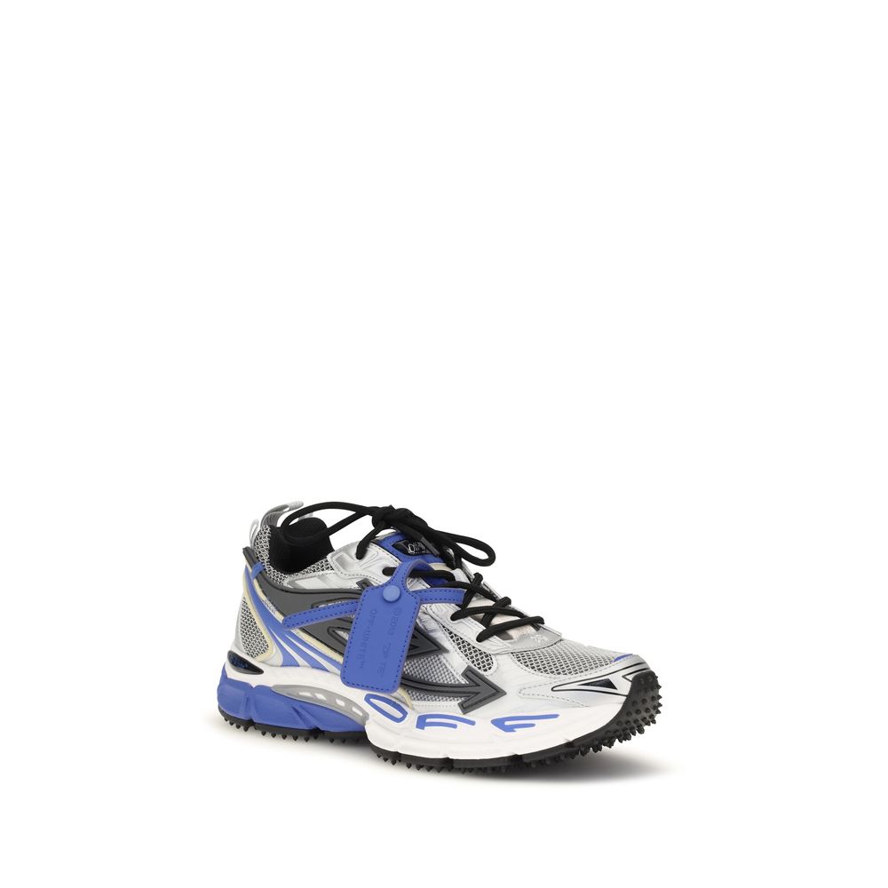 Off-White Graue Sneaker aus Polyethylen im Athletic-Stil
