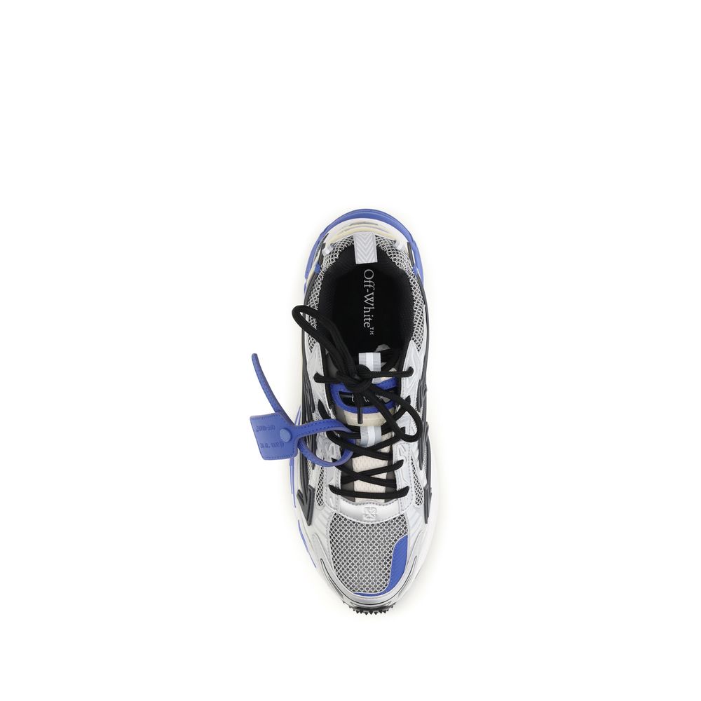 Off-White Graue Sneaker aus Polyethylen im Athletic-Stil