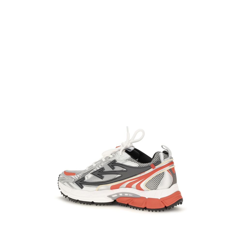 Off-White Rote Sneaker aus Polyethylen