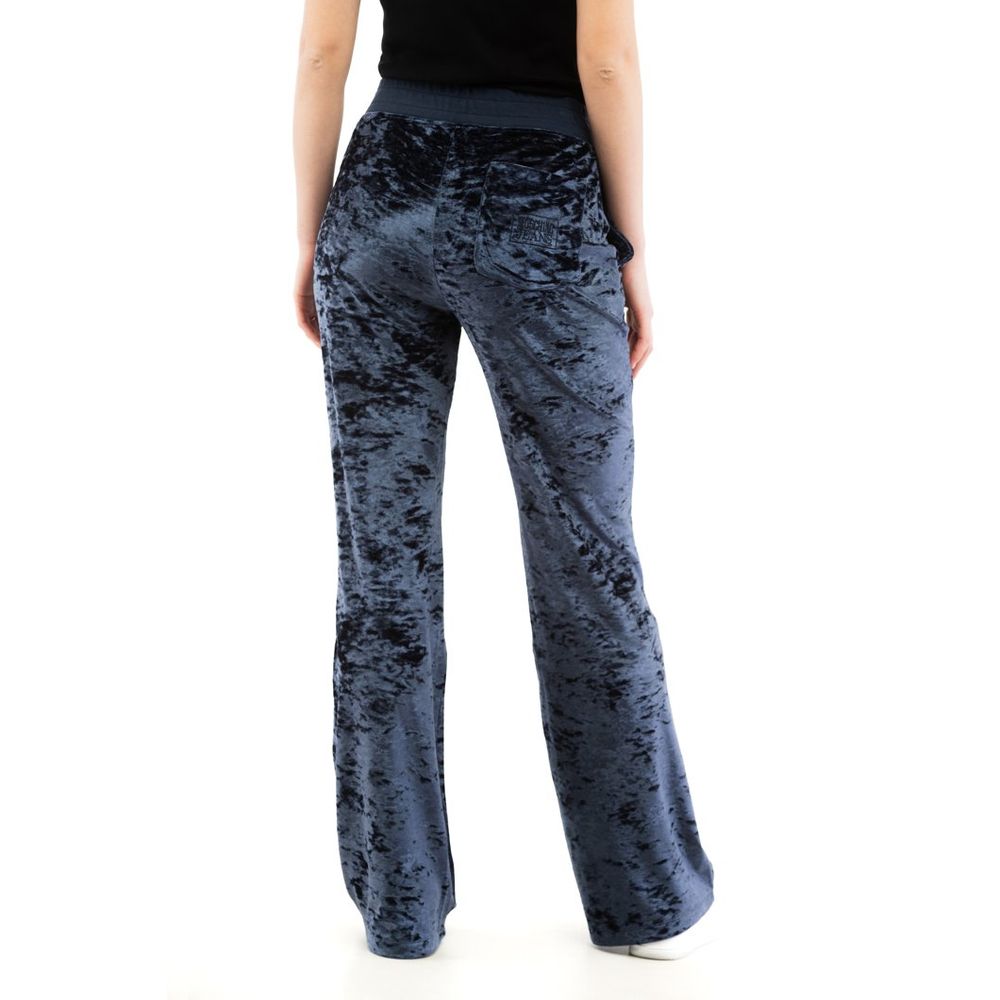 Moschino Blaue Freizeithose aus Polyester