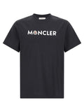 Moncler Blaues Baumwoll-T-Shirt