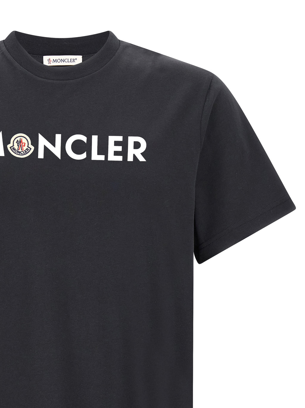 Moncler Blaues Baumwoll-T-Shirt