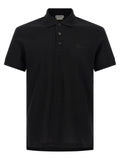 Burberry Schwarzes Baumwoll-Poloshirt