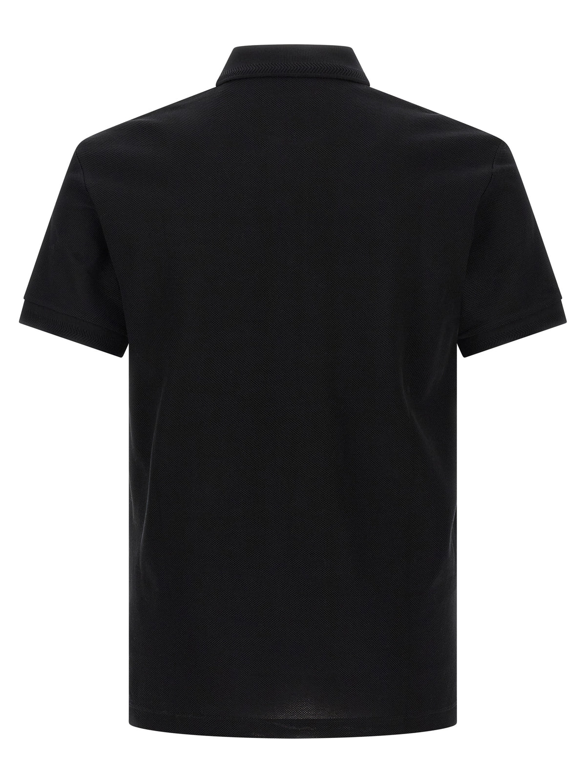 Burberry Schwarzes Baumwoll-Poloshirt