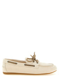 Miu Miu Beige Baumwoll-Slipper