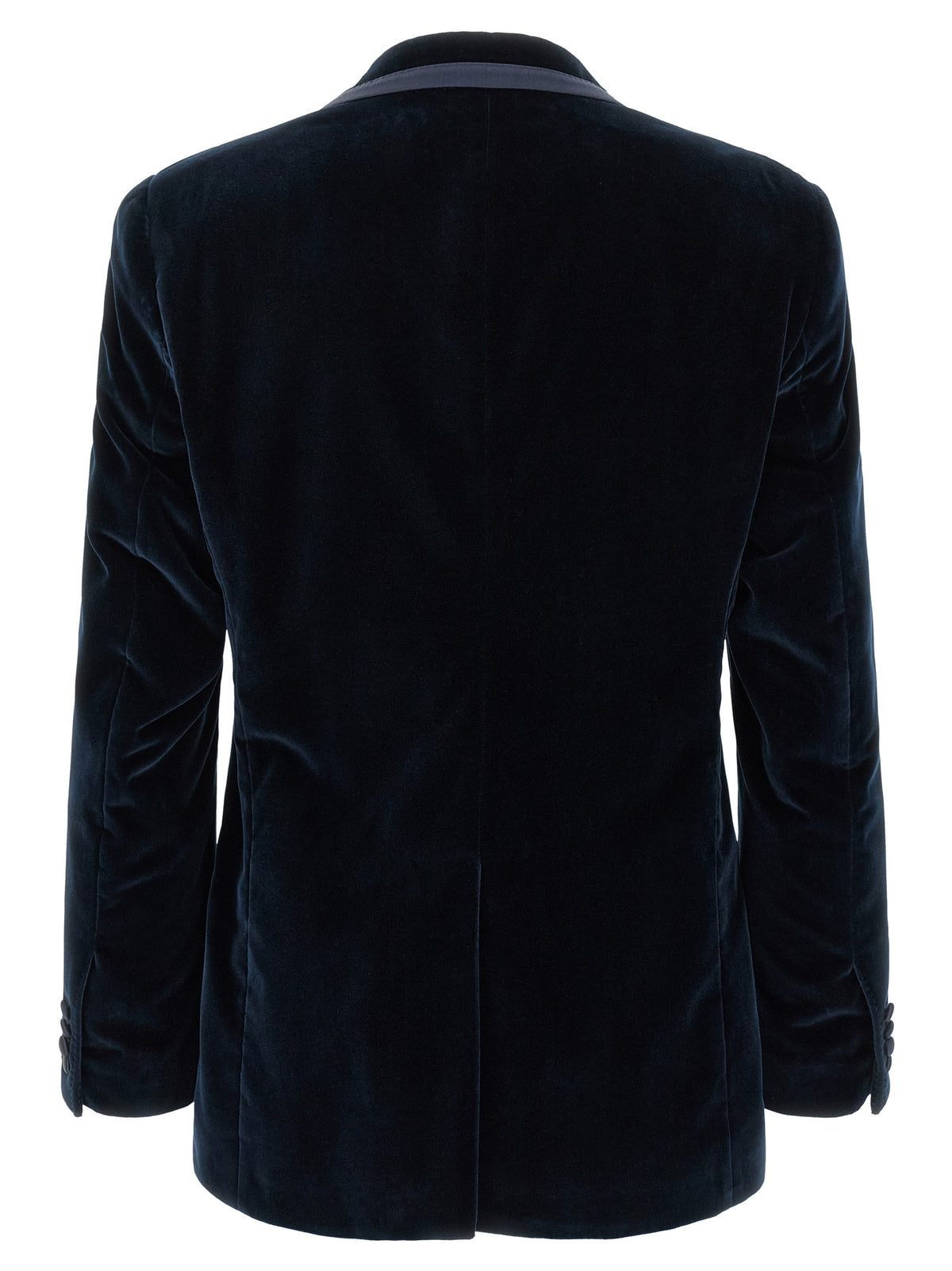 Dolce & Gabbana Blauer Baumwollblazer