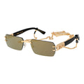 Dsquared² Sonnenbrille aus Goldmetall