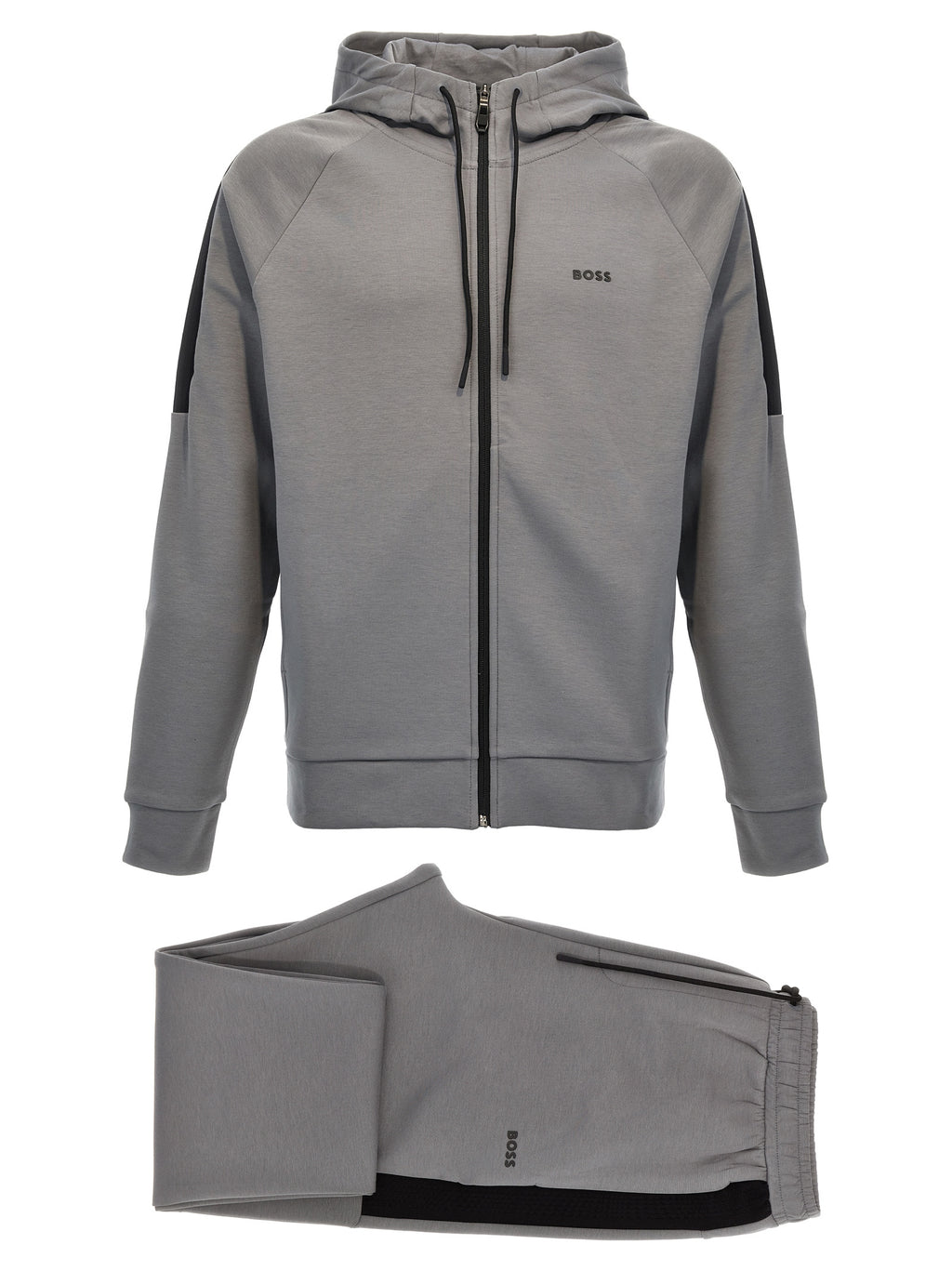 Hugo Boss Grauer Baumwollpullover