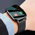 Bluetooth-Smartwatch für Damen und Herren mit Fitness-Tracker
