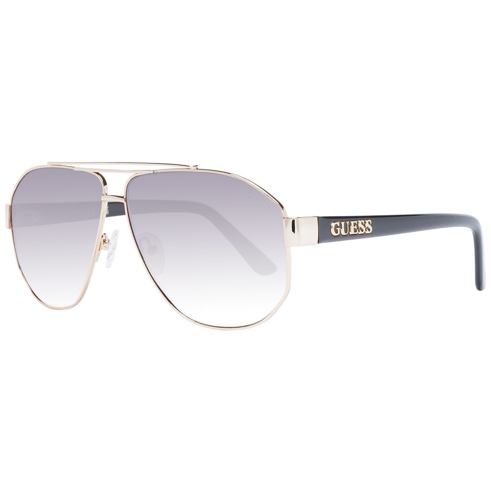 Sonnenbrille aus Goldmetall