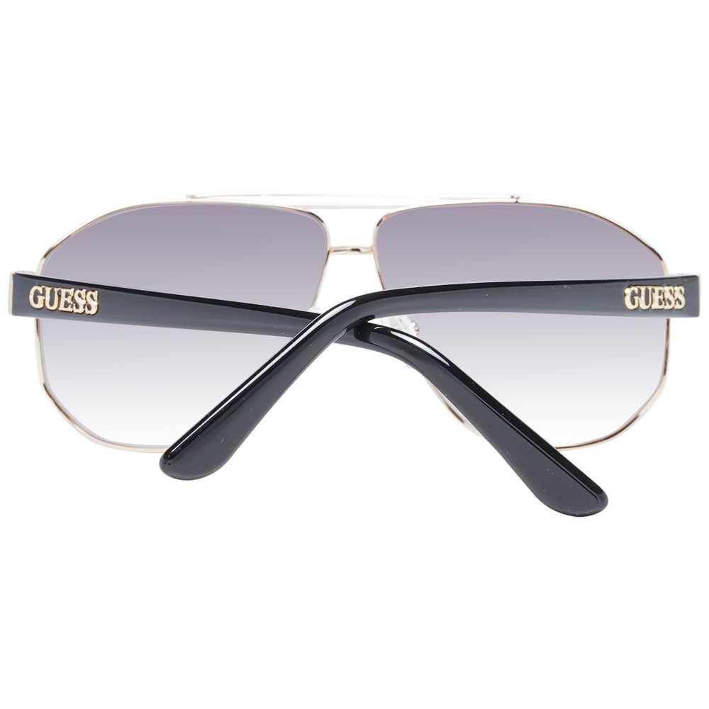 Sonnenbrille aus Goldmetall
