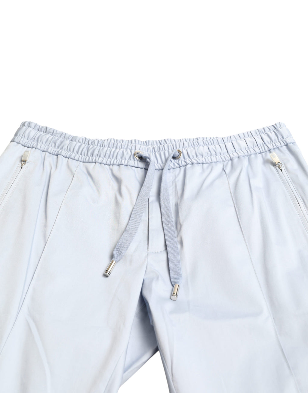 Dolce & Gabbana Hellblaue Baumwoll-Stretch-Jogger-Hose